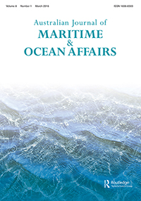 Cover image for Australian Journal of Maritime & Ocean Affairs, Volume 8, Issue 1, 2016