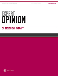 Cover image for Expert Opinion on Biological Therapy, Volume 21, Issue 8, 2021