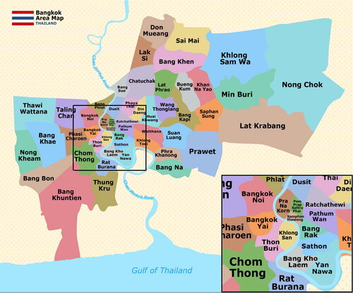 Figure 1. The location of the case study district of Klong San in Bangkok. Source: www.123rf.com.