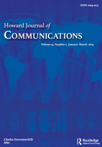 Cover image for Howard Journal of Communications, Volume 35, Issue 1, 2024