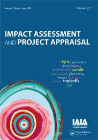 Cover image for Impact Assessment and Project Appraisal, Volume 33, Issue 2, 2015