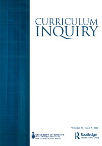Cover image for Curriculum Inquiry, Volume 52, Issue 5, 2022