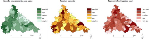 Figure 3. Choropleth maps of data sets.