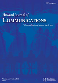 Cover image for Howard Journal of Communications, Volume 32, Issue 1, 2021