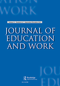 Cover image for Journal of Education and Work, Volume 35, Issue 6-7, 2022