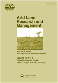 Cover image for Arid Land Research and Management, Volume 15, Issue 4, 2001