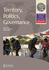 Cover image for Territory, Politics, Governance, Volume 4, Issue 3, 2016