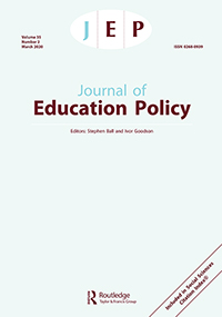 Cover image for Journal of Education Policy, Volume 35, Issue 2, 2020