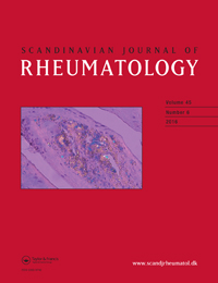 Cover image for Scandinavian Journal of Rheumatology, Volume 45, Issue 6, 2016