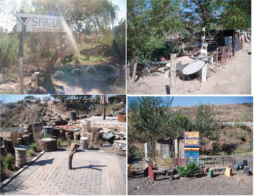Figure 5. Informal parks in Kya Sand settlement.Source: Author’s Photographs, May/June2014.