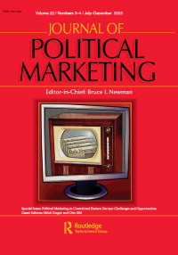 Cover image for Journal of Political Marketing, Volume 22, Issue 3-4, 2023