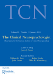 Cover image for The Clinical Neuropsychologist, Volume 28, Issue 1, 2014