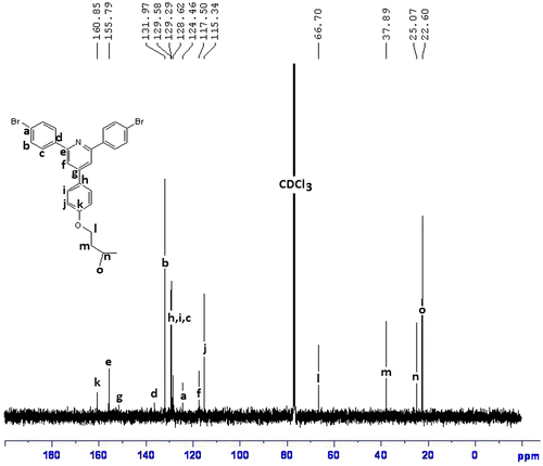 Figure 5 13C NMR spectrum of R2.