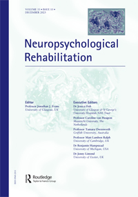 Cover image for Neuropsychological Rehabilitation, Volume 33, Issue 10, 2023