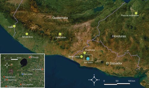 Figure 1. San Isidro and some of the other Preclassic sites mentioned in the text.