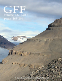 Cover image for GFF, Volume 137, Issue 3, 2015