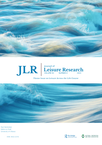 Cover image for Journal of Leisure Research, Volume 53, Issue 4, 2022