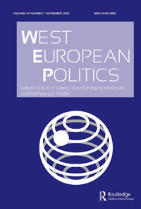 Cover image for West European Politics, Volume 44, Issue 7, 2021