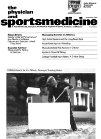 Cover image for The Physician and Sportsmedicine, Volume 17, Issue 11, 1989