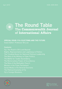 Cover image for The Round Table, Volume 104, Issue 2, 2015
