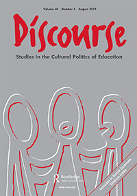 Cover image for Discourse: Studies in the Cultural Politics of Education, Volume 40, Issue 4, 2019