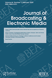 Cover image for Journal of Broadcasting & Electronic Media, Volume 64, Issue 1, 2020