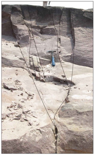 Figure 14. Flower structures associated with a dextral strike-slip faults.