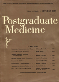 Cover image for Postgraduate Medicine, Volume 26, Issue 4, 1959