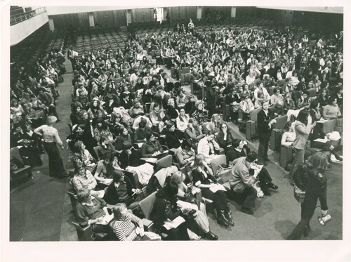 Figure 2. The Brussels Tribunal participants in the Palais de Congrès.Footnote130