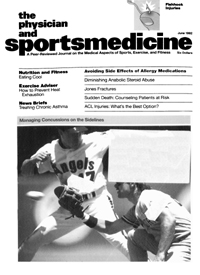 Cover image for The Physician and Sportsmedicine, Volume 20, Issue 6, 1992