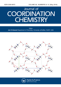 Cover image for Journal of Coordination Chemistry, Volume 69, Issue 9, 2016