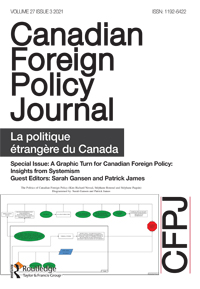 Cover image for Canadian Foreign Policy Journal, Volume 27, Issue 3, 2021