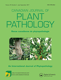 Cover image for Canadian Journal of Plant Pathology, Volume 39, Issue 3, 2017