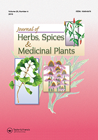 Cover image for Journal of Herbs, Spices & Medicinal Plants, Volume 25, Issue 4, 2019