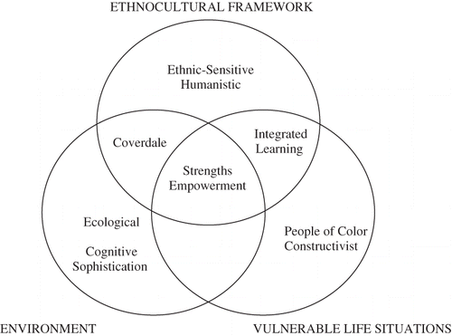 FIGURE 3 Social work frameworks for understanding cultural competence.