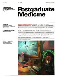 Cover image for Postgraduate Medicine, Volume 78, Issue 1, 1985