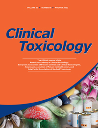 Cover image for Clinical Toxicology, Volume 60, Issue 8, 2022