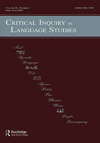 Cover image for Critical Inquiry in Language Studies, Volume 20, Issue 2, 2023