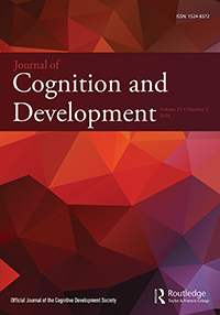 Cover image for Journal of Cognition and Development