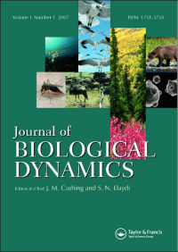 Cover image for Journal of Biological Dynamics, Volume 16, Issue 1, 2022