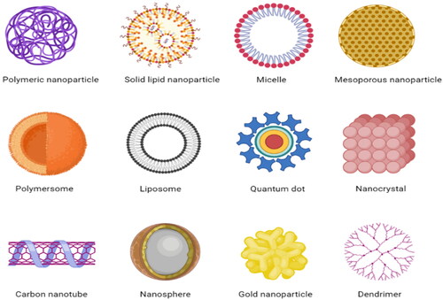 Figure 3. Theranostic nanocarriers used in oncology (Created with BioRender).