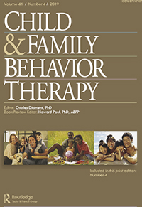 Cover image for Child & Family Behavior Therapy, Volume 41, Issue 4, 2019