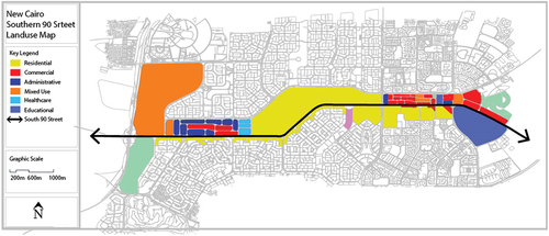 Figure 5. New Cairo land use map (source: amended in 2023 from [Citation22]).