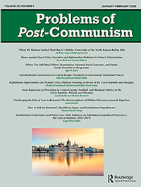 Cover image for Problems of Post-Communism, Volume 70, Issue 1, 2023