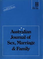 Cover image for Journal of Family Studies, Volume 2, Issue 1, 1981