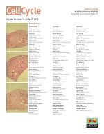 Cover image for Cell Cycle, Volume 12, Issue 14, 2013