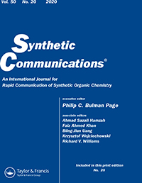 Cover image for Synthetic Communications, Volume 50, Issue 20, 2020