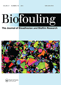 Cover image for Biofouling, Volume 32, Issue 1, 2016