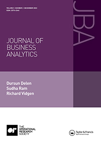 Cover image for Journal of Business Analytics, Volume 5, Issue 2, 2022