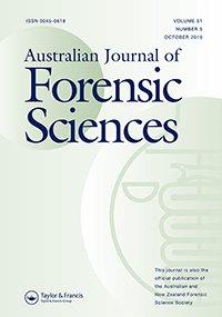 Cover image for Australian Journal of Forensic Sciences, Volume 51, Issue 5, 2019